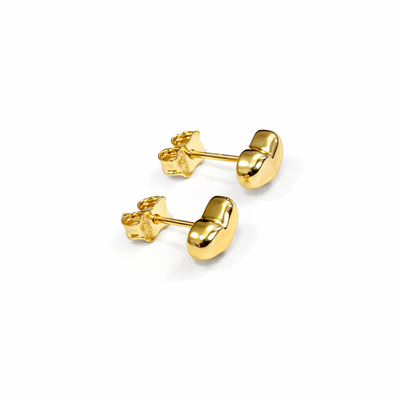 Imagen 2 del producto Aros Oro Amarillo 18kt Corazón