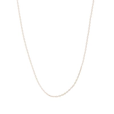 Imagen 2 del producto Cadena en Oro Miel 18kt  Limada Fina