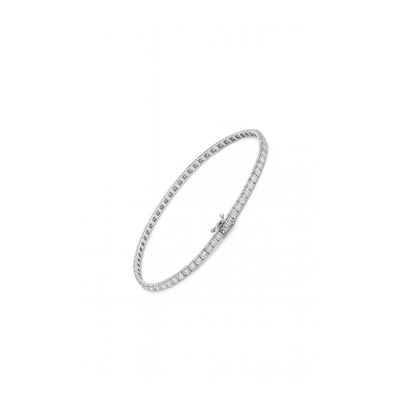 Imagen 2 del producto Pulsera Oro Blanco 18kt Diamantes Infinitos 1,0 Qts