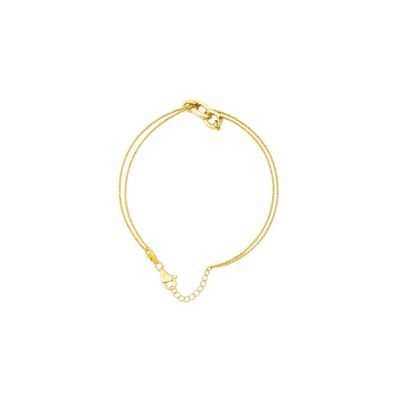Imagen 1 del producto Pulsera Oro Amarillo 18kt Cuatro Eslabones