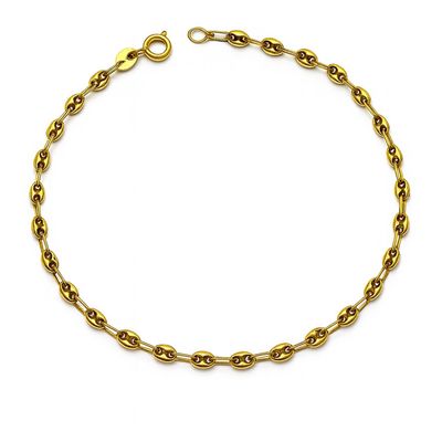 Imagen 1 del producto Pulsera Oro Amarillo 18Kt Botón Pequeño