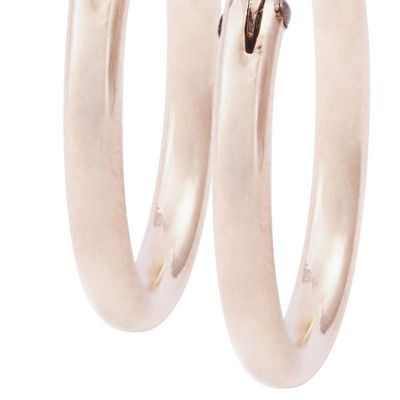 Imagen 2 del producto Aros Oro Miel 18kt Argolla 10mm