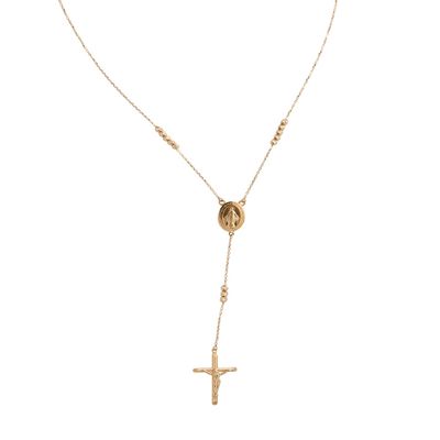 Collar de Oro 18kt Rosario Clasico