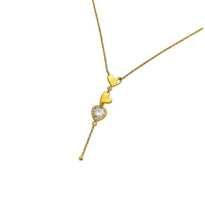 Imagen 2 del producto Collar Oro Amarillo 18kt Corazón Circonita