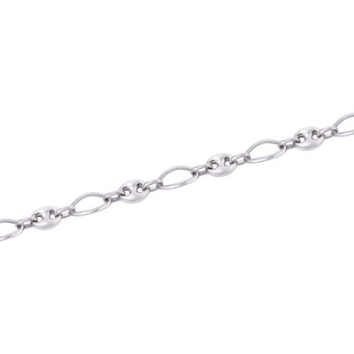 Imagen 2 del producto Pulsera de Plata Esterlina 925 Eslabones Grandes