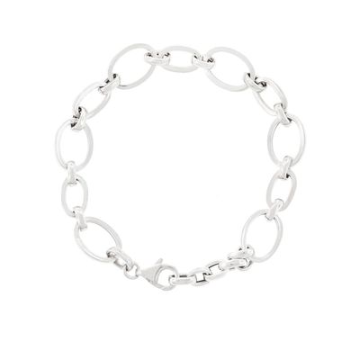 Pulsera de Plata Esterlina 925 Eslabon Ovalado