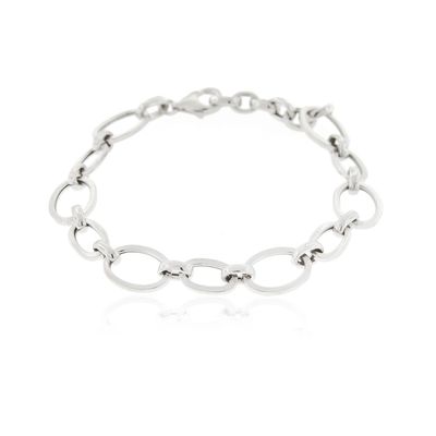 Imagen 2 del producto Pulsera de Plata Esterlina 925 Eslabon Ovalado
