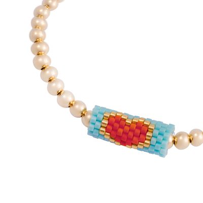 Imagen 2 del producto Pulsera Plata Esterlina 925 Blue Revestida Oro 14kt