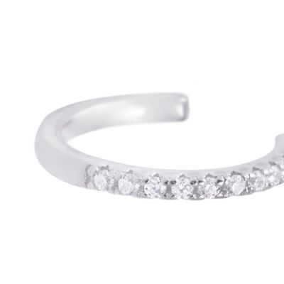 Imagen 2 del producto Piercing de Plata Esterlina 925 Earcuff circonitas delgado