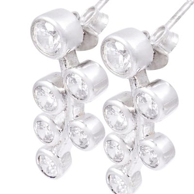 Imagen 2 del producto Aros de Plata Esterlina 925 Seis Círculos