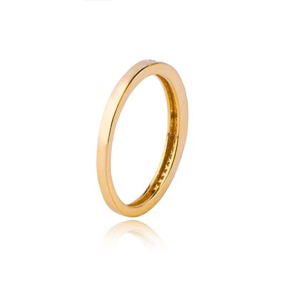 Imagen 2 del producto Anillo Compromiso de Oro 18Kt Medio Cintillo Riel AUB