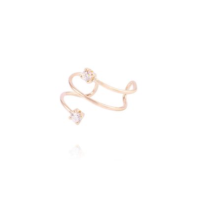 Imagen 2 del producto Piercing de Oro de 9kt Ear Cuff con circón