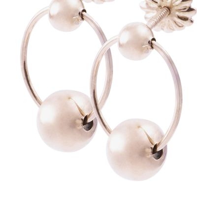 Imagen 2 del producto Aros Oro Miel 18kt Satelite