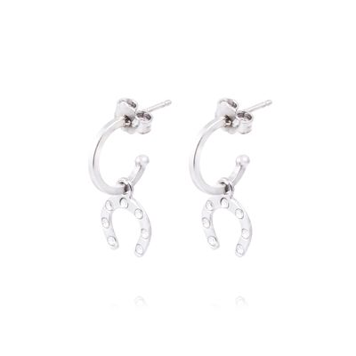 Aros de Plata Esterlina 925 Argollas Herraduras