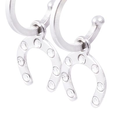 Imagen 2 del producto Aros de Plata Esterlina 925 Argollas Herraduras