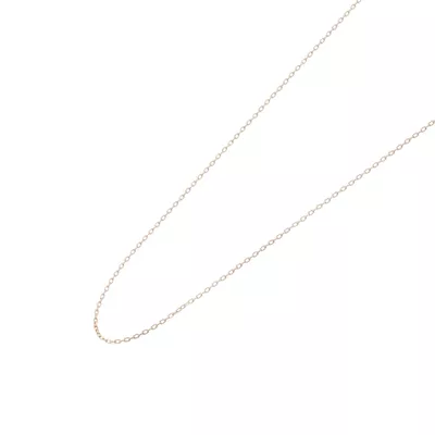 Cadena en Oro Miel 18kt Modelo Limada