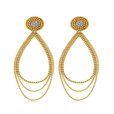 Aros Oro Amarillo 18kt Diamantes