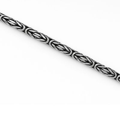 Imagen 2 del producto Pulsera de Plata Esterlina 925 Bizantino desde 26gr.