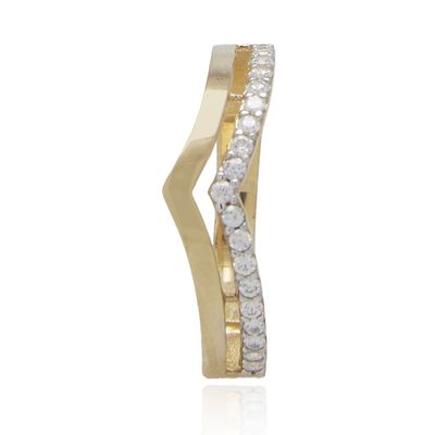 Imagen 2 del producto Anillo Compromiso de Oro 18Kt Corona Princess Circón