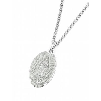 Imagen 2 del producto Colgante de Plata Esterlina 925 Virgen de Guadalupe 22X15MM