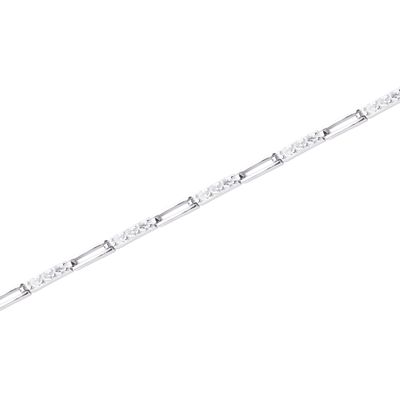 Imagen 2 del producto Pulsera de Plata Esterlina 925 Palito Circonita Ajustable