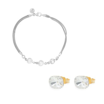 Conjunto Destellos de Familia Plata Esterlina 925