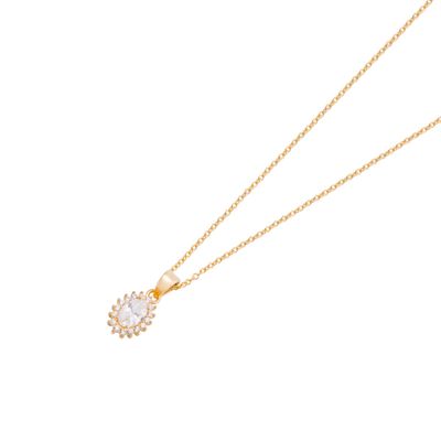 Imagen 2 del producto Colgante de Oro 18kt Circón 6MM