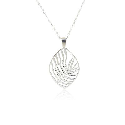 Imagen 2 del producto Collar de Plata Esterlina 925 Hoja Filigrama