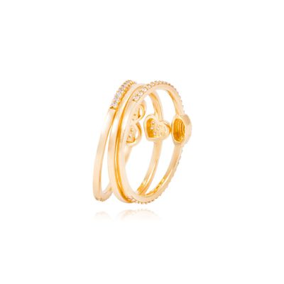 Imagen 2 del producto Anillo Triple Oro Amarillo 18kt