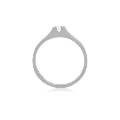 Imagen 2 del producto Anillo Compromiso Oro Blanco 18kt  Nantes 1x6ptos Diamante