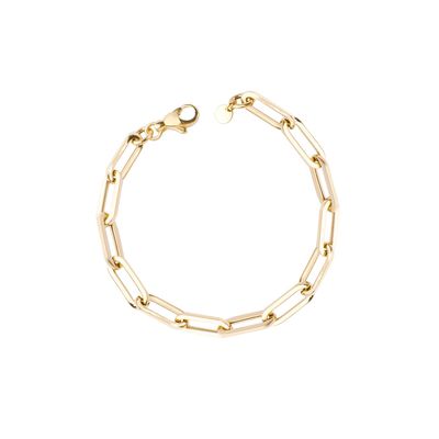 Pulsera de Oro 9kt Eslabones Largos