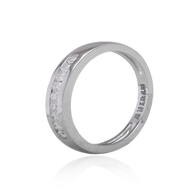 Imagen 1 del producto Anillo Oro Blanco 18kt Diamantes 22Pts