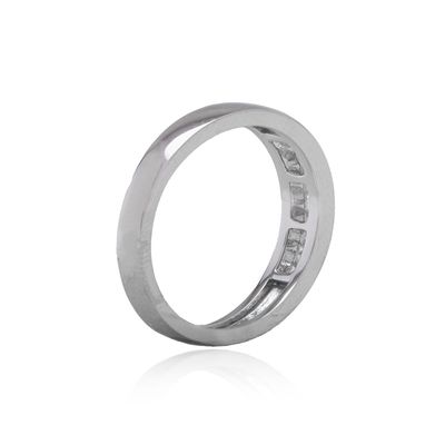 Imagen 2 del producto Anillo Oro Blanco 18kt Diamantes 22Pts