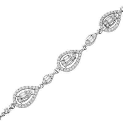 Imagen 2 del producto Pulsera de Plata Esterlina 925 Gota de Luz con Circonita