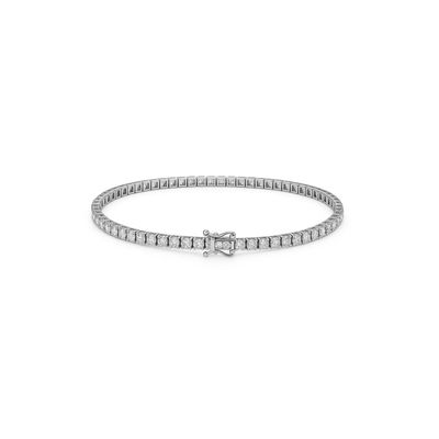 Pulsera Oro Blanco 18kt Diamantes Infinitos 50 Pts