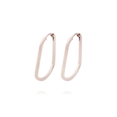 Aros Oro Miel de 18kt Tubo