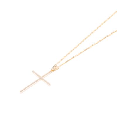 Imagen 2 del producto Colgante Oro Amarillo 18kt Cruz Fina