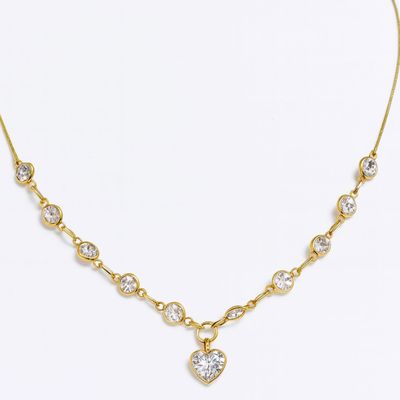 Imagen 2 del producto Collar Oro Amarillo 18Kt Corazón de Luz