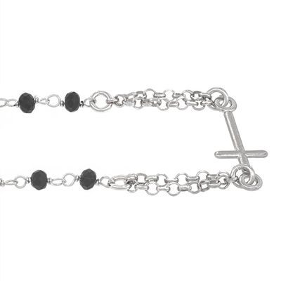 Imagen 2 del producto Collar de Plata Esterlina 925 Rosario Onix