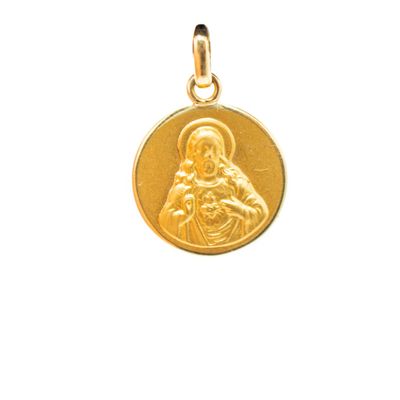 Colgante de Oro 18kt Modelo Sagrado Corazón