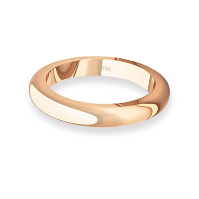 Imagen 2 del producto Argolla Matrimonio de Oro Miel 18kt Inglés Padua 3,0mm