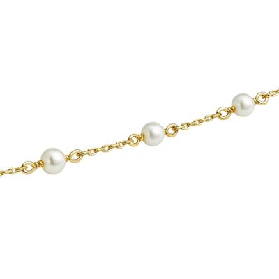 Imagen 2 del producto Pulsera Oro Amarillo 18kt Perlas Cultivadas 3,5MM