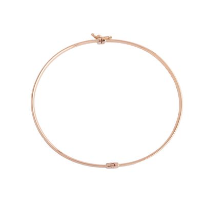 Pulsera de Oro 18kt Esclava Tipo Delgada
