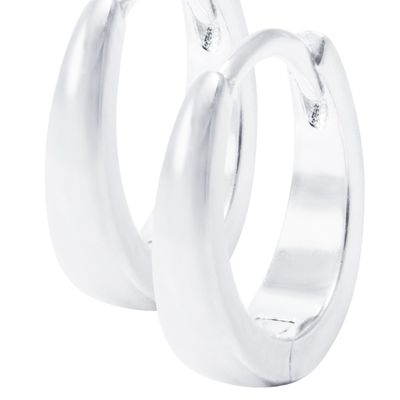 Imagen 2 del producto Aros de Plata Esterlina Argollas Pequeñas Lisas