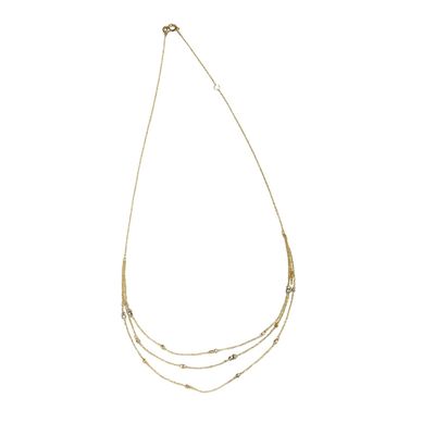 Imagen 2 del producto Collar Oro Amarillo 18kt Tres Cadenas