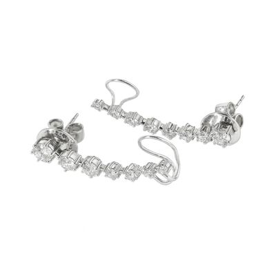 Imagen 1 del producto Aros Oro 18kt Diamantes 1,3 Qts Total | Danielle Costantini