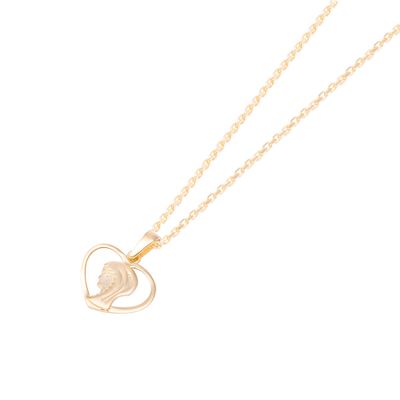 Imagen 2 del producto Colgante de Oro de 18kt Virgen corazon