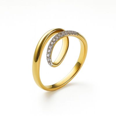 Imagen 1 del producto Anillo Oro Amarillo 18kt Diamantes 7Pts