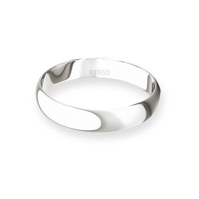 Imagen 2 del producto Argolla Matrimonio de Platino Inglés Bari de 3,0mm