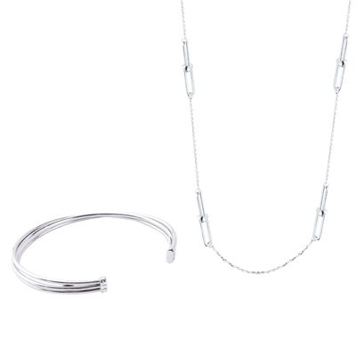 Conjunto Unión Inquebrantable Plata Esterlina 925